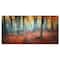 Designart - Red and Yellow Autumn Forest - Landscape Photography Canvas Print